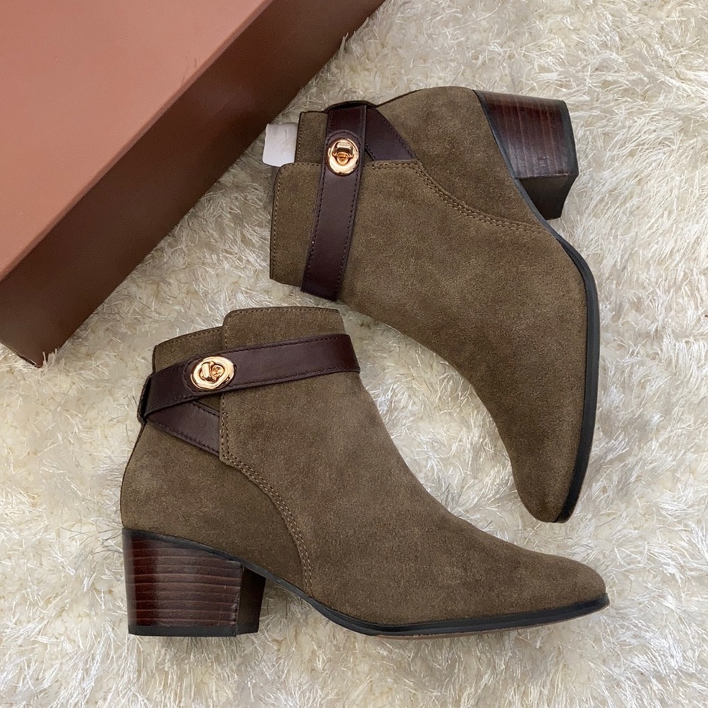 Coach Patricia Suede Booties